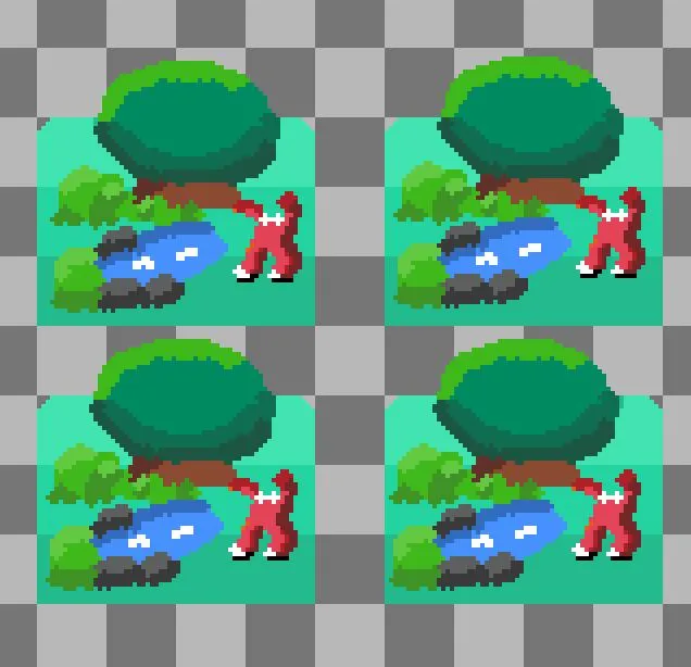 Rough pixelart sketch