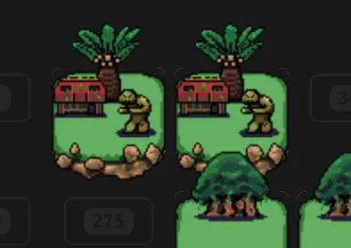 In-game with a landscape